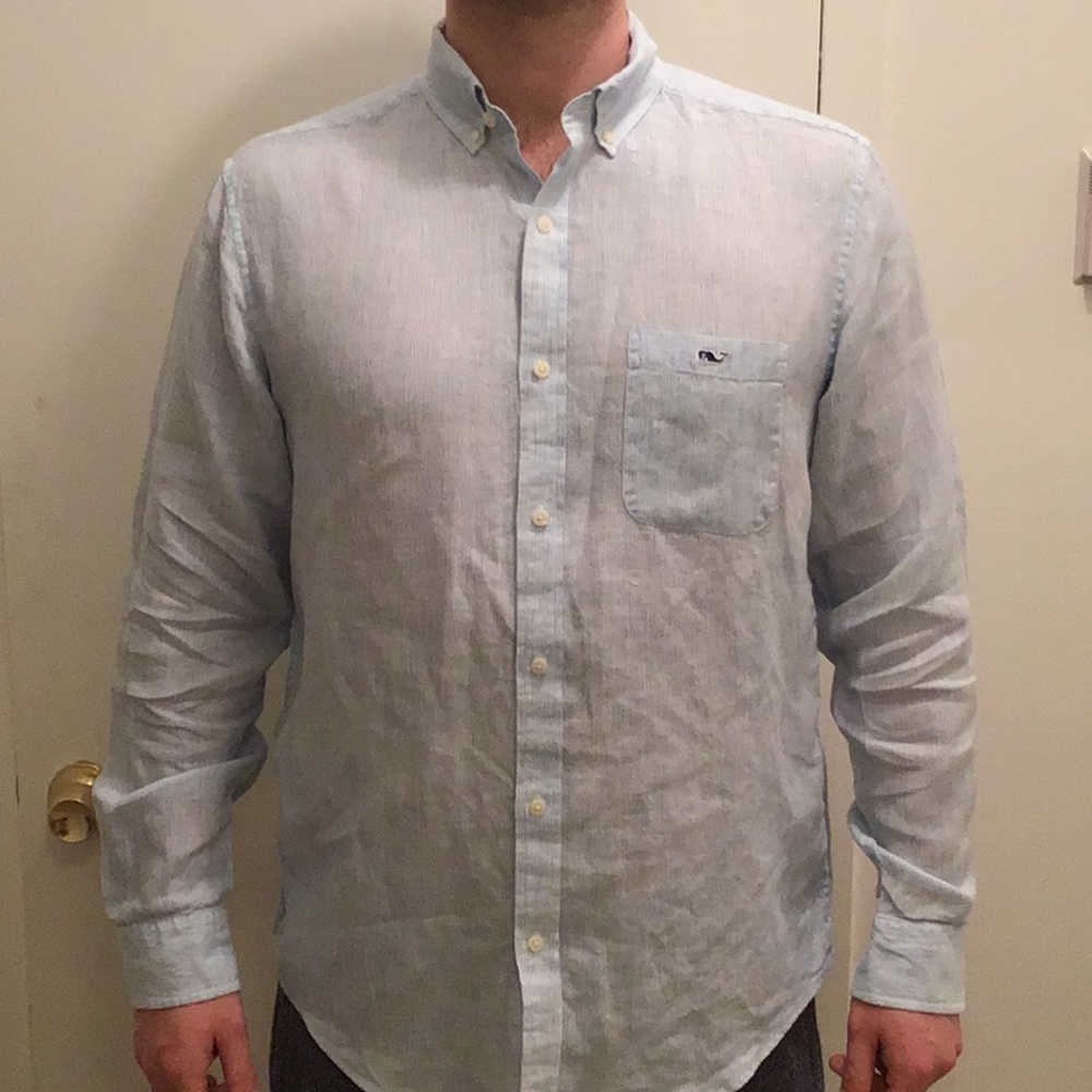 Light blue button down by Vineyard Vines
